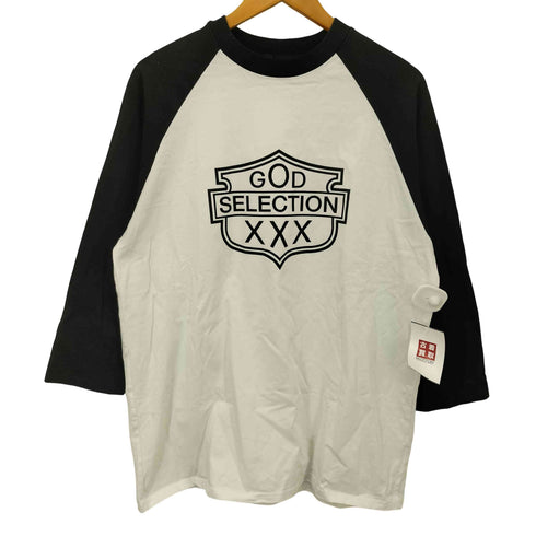 ゴッドセレクショントリプルエックス GOD SELECTION XXX 24SS フロントロゴ ラグランスリーブカットソー メンズ XL