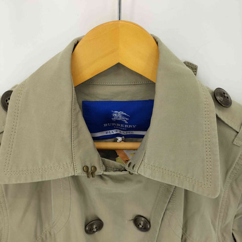 バーバリーブルーレーベル BURBERRY BLUE LABEL トレンチコート ベルテッドコート レディース EUR:38