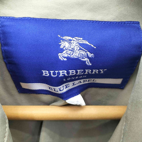 バーバリーブルーレーベル BURBERRY BLUE LABEL トレンチコート ベルテッドコート レディース EUR:38