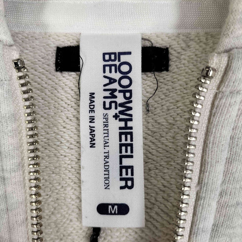 ループウィラー LOOPWHEELER SLIM FIT ダブルジップ フーディー メンズ JPN:M