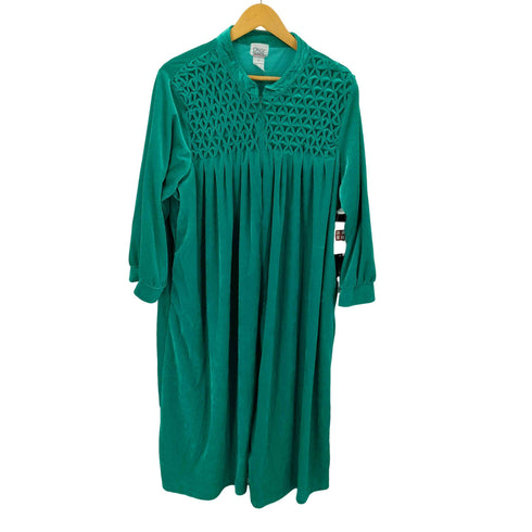 オンリー ONLY バックジップ デザイン L/S ベロアワンピース レディース 2X