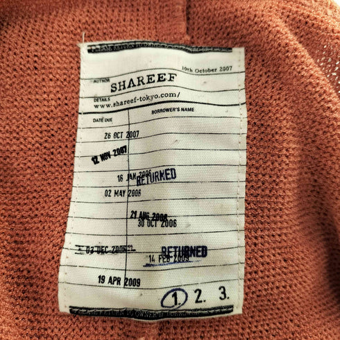 シャリーフ SHAREEF E/R PLAIN STITCH S/S BIG-T メンズ JPN:1