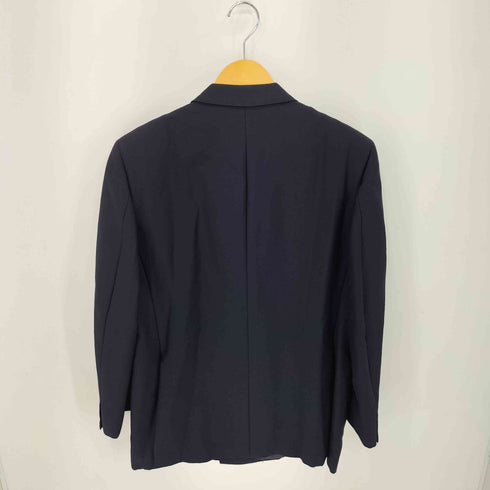 アクアスキュータム AQUASCUTUM 00S ウール ダブルテーラードジャケット 紺ブレ メンズ