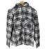 ザラ ZARA フードドッキングネルチェックシャツジャケット メンズ JPN:S