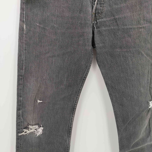 リーバイス Levis 92年製 90S USA製 501 ボタン裏524刻印 先染め ボタンフライ ブラックデニム パンツ メンズ W32 L34