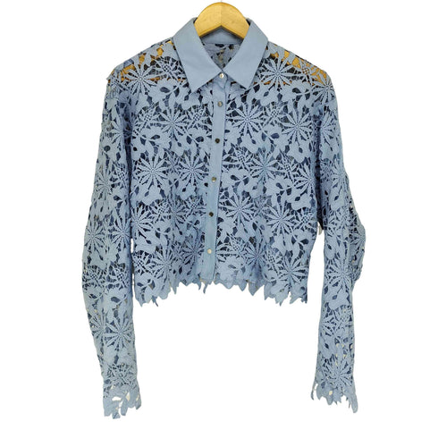 ミエット miette 花柄レースL/S シャツ レディース FREE