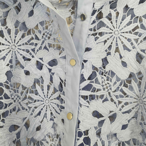 ミエット miette 花柄レースL/S シャツ レディース FREE