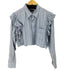 セントジョンズベイ STJOHNS BAY ストライプフリルデザイン L/S ブラウス レディース import:XL