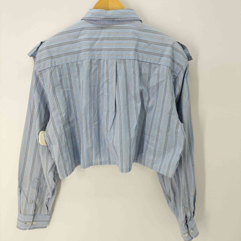 セントジョンズベイ STJOHNS BAY ストライプフリルデザイン L/S ブラウス レディース import:XL