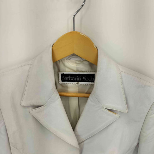 BARBERINI MODA レザーテーラードジャケット レディース