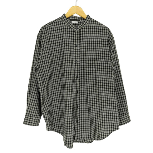 カスタネ Kastane Thank Mat'l. リサイクルヤーンチェックオーバーシャツ レディース JPN:1