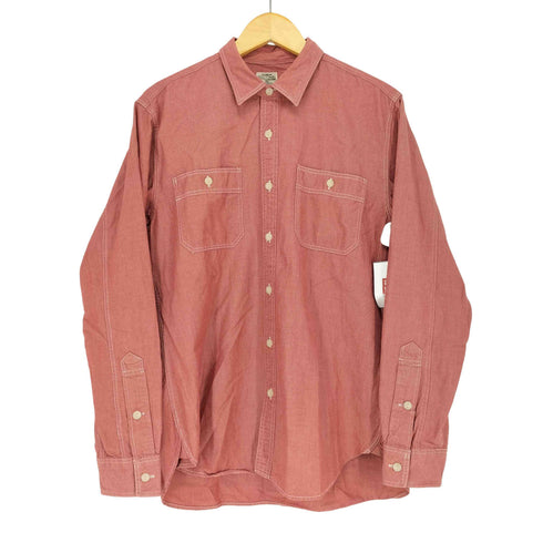 ジェイクルー J.CREW 猫目ボタン シャンブレーシャツ メンズ M
