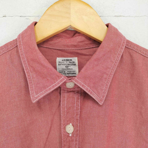 ジェイクルー J.CREW 猫目ボタン シャンブレーシャツ メンズ M