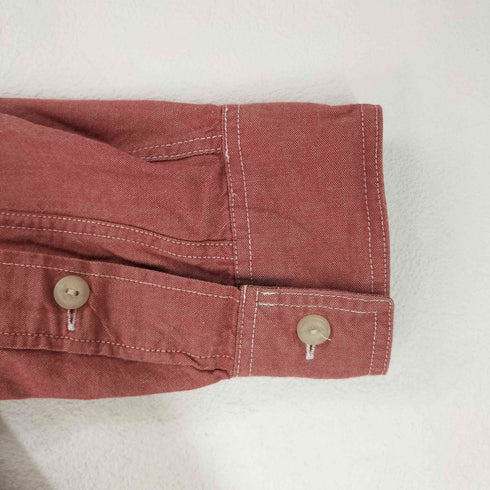 ジェイクルー J.CREW 猫目ボタン シャンブレーシャツ メンズ M