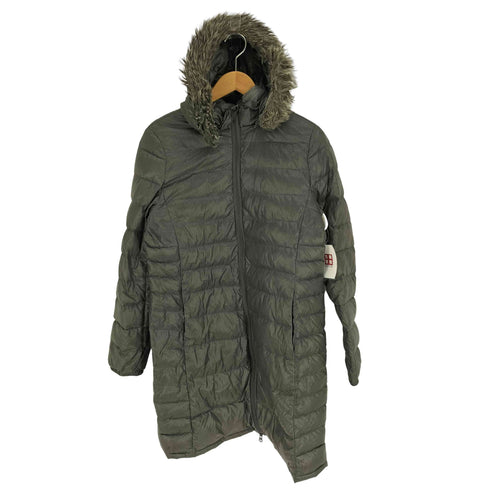 ユニクロ UNIQLO PREMIUM DOWN ULTRA LIGHT ウルトラライトダウンフーデットコート レディース JPN:XL
