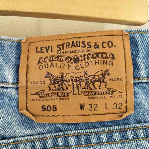 リーバイス Levis MADE IN USA オレンジタブ 505 ジッパーフライデニムパンツ ボタン裏575 メンズ W32 L32