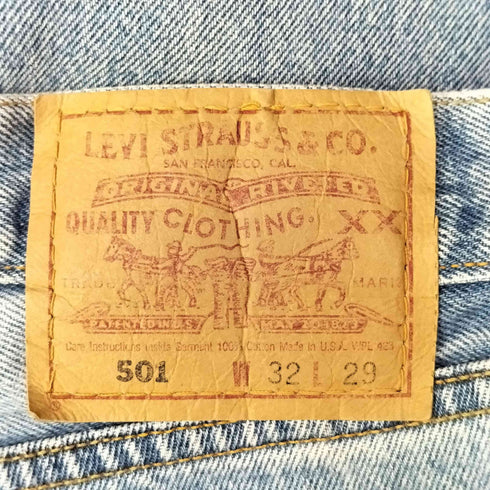 リーバイス Levis 96年製 90S USA製 G501-0118 ボタン裏511M刻印 ボタンフライ デニム パンツ メンズ W32 L29
