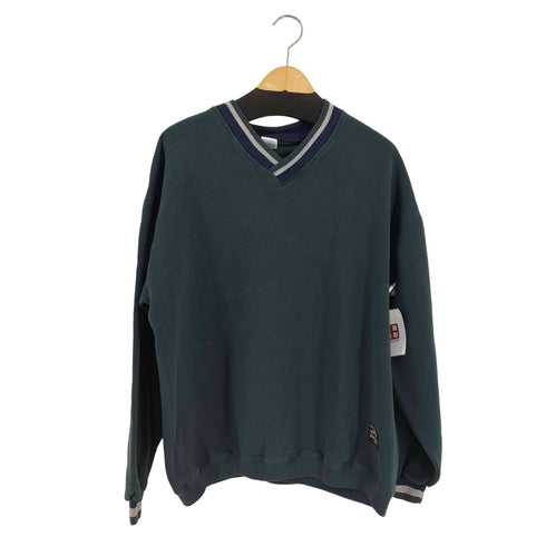 ラッセルアスレチック RUSSELL ATHLETIC 90s MADE IN USA 裾ロゴ Vネックスウェット メンズ import:XL