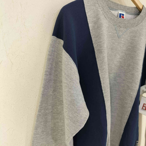 ラッセルアスレチック RUSSELL ATHLETIC 90s MADE IN USA 前ガゼット バイカラースウェット メンズ import:XL