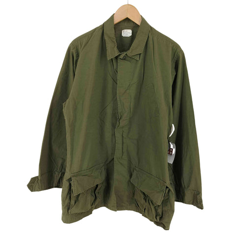 ユーエスアーミー U.S. ARMY 70s JUNGLE FATIGUE JACKET 4TH コットンリップストップ ジャングルファティーグ メンズ SMALL-LONG