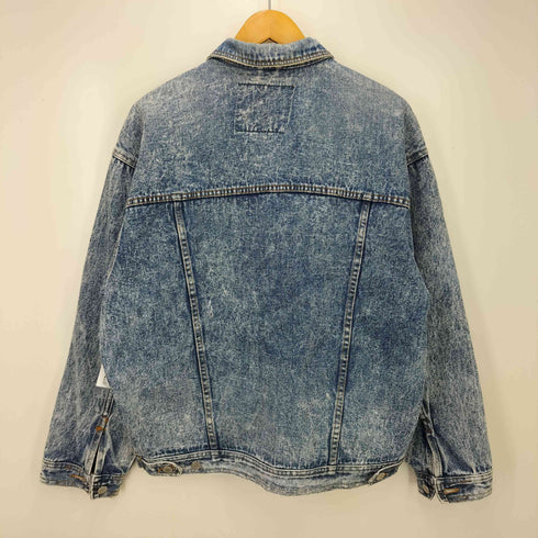ケミカルウォッシュ加工デニムジャケット メンズ