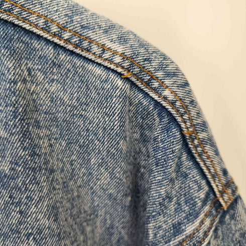 ケミカルウォッシュ加工デニムジャケット メンズ