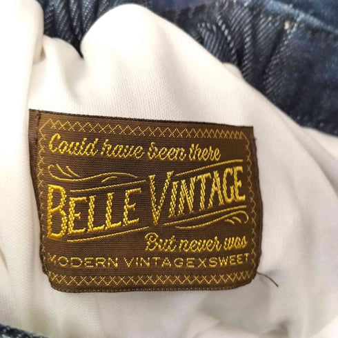 ベルヴィンテージ belle vintage デニム 切替 ロング スカート レディース FREE