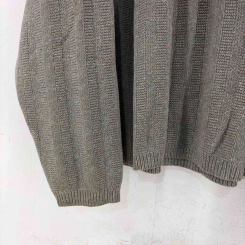 ビルブラス BILL BLASS USA製 コットンアクリル ヘンリーネックニット メンズ import:L
