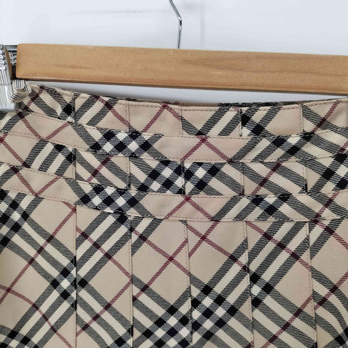 バーバリーブルーレーベル BURBERRY BLUE LABEL ノヴァチェックプリーツミニスカート レディース EUR:38