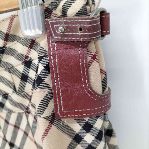 バーバリーブルーレーベル BURBERRY BLUE LABEL ノヴァチェックプリーツミニスカート レディース EUR:38