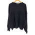 クレイボーン Claiborne 香港製 ワッフル コットン クルーネックニット メンズ import:XL