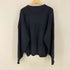 クレイボーン Claiborne 香港製 ワッフル コットン クルーネックニット メンズ import:XL