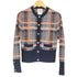 ブラックフリースバイブルックスブラザーズ BLACK FLEECE BY BROOKS BROTHERS クルーネック チェック カーディガン レディース BB2