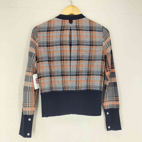 ブラックフリースバイブルックスブラザーズ BLACK FLEECE BY BROOKS BROTHERS クルーネック チェック カーディガン レディース BB2