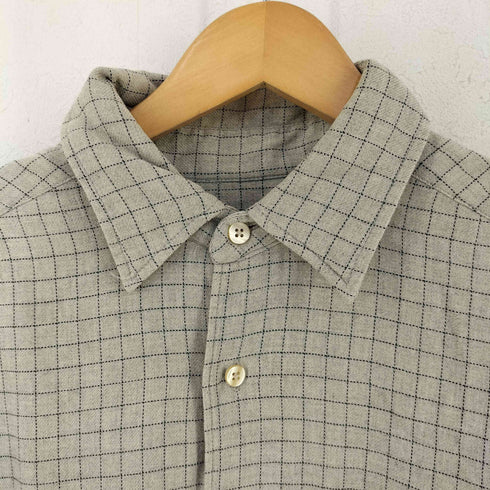 バナナリパブリック BANANA REPUBLIC OLD グラフチェック レギュラーカラーシャツ メンズ import:M