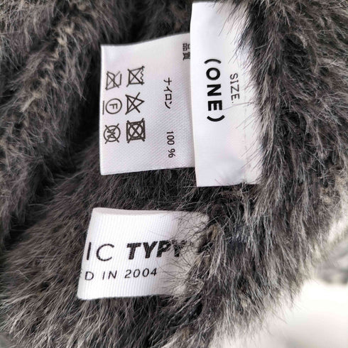 チャオパニックティピー CIAOPANIC TYPY 2WAY エコファー紐付きベスト レディース ONE SIZE