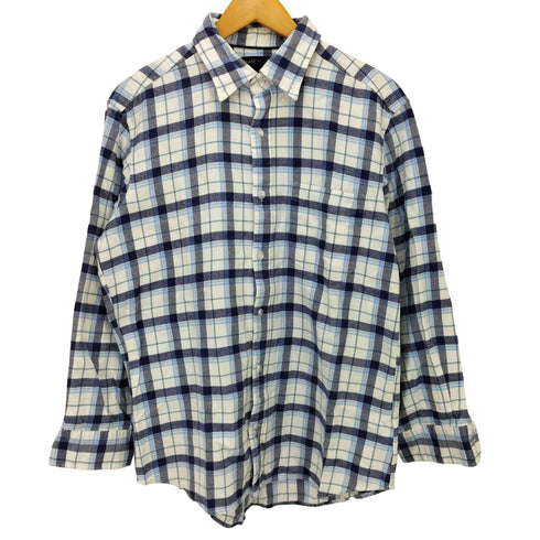 ランズエンド LANDS END チェック柄コットンシャツ メンズ JPN:L