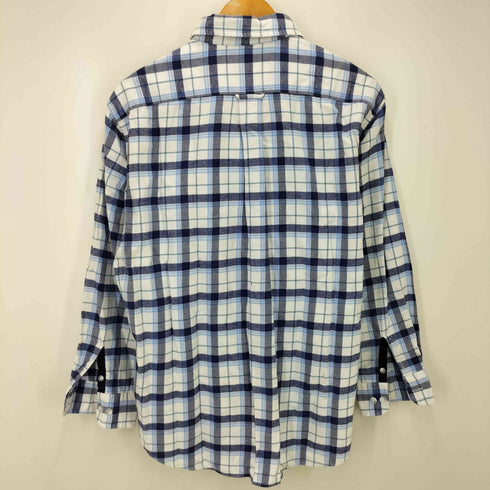 ランズエンド LANDS END チェック柄コットンシャツ メンズ JPN:L