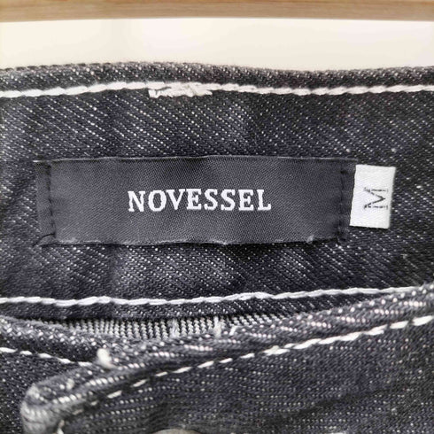 NOVESSEL 切り替えワイドデニムパンツ リメイクデニムパンツ メンズ JPN:M
