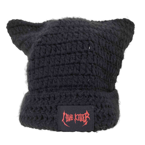 猫耳ニットキャップ レディース