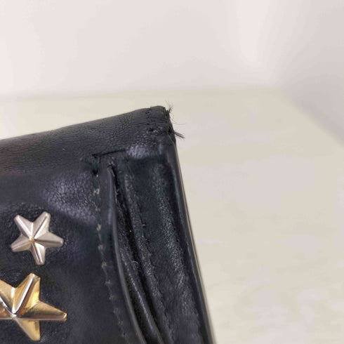 ジミーチュウ JIMMY CHOO イタリア製 二つ折りスタッズウォレット メンズ