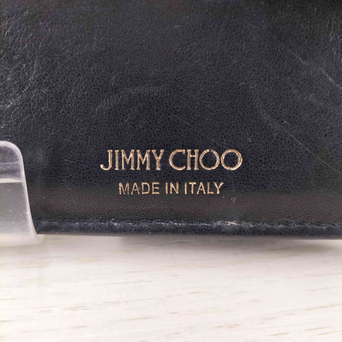 ジミーチュウ JIMMY CHOO イタリア製 二つ折りスタッズウォレット メンズ