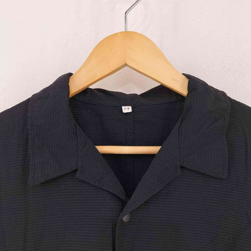 ムジラボ MUJI labo オープンカラー半袖シャツ メンズ S-M