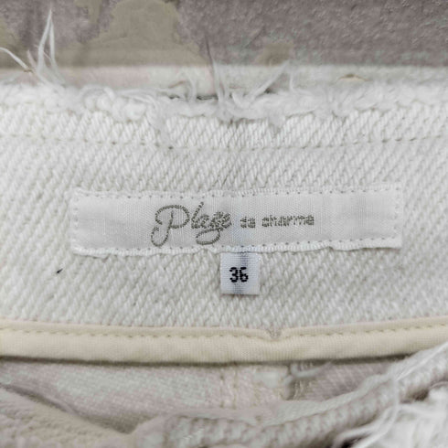 プラージュ PLAGE カットオフワイドパンツ レディース 36