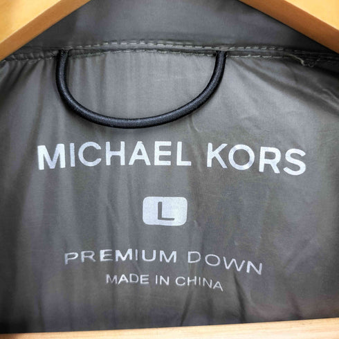 マイケルコース Michael Kors ワンポイントロゴダウンジャケット レディース JPN:L
