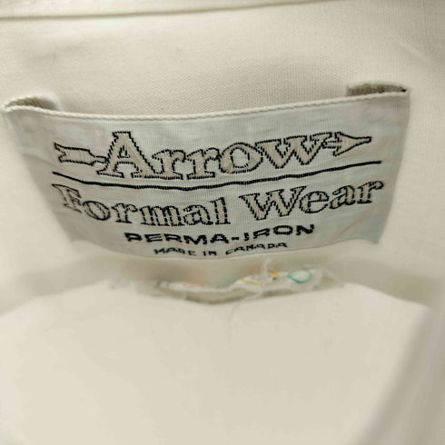 アロー ARROW FORMAL WEAR 70s フリルドレスシャツ メンズ 15 1/2-33