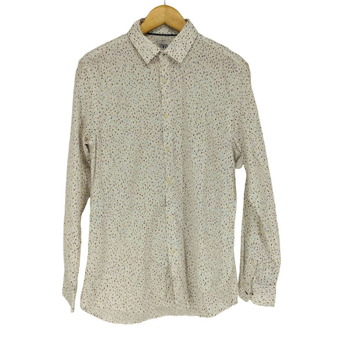 ザラ ZARA マルチカラードット柄シャツ メンズ JPN:L