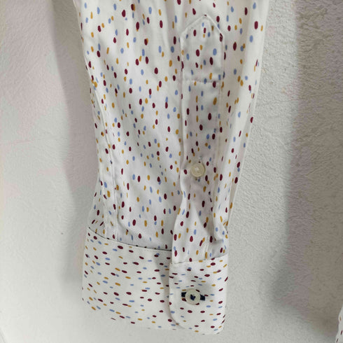 ザラ ZARA マルチカラードット柄シャツ メンズ JPN:L