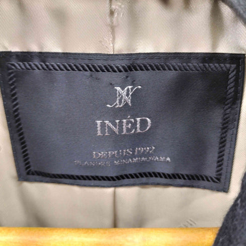イネド INED ウール チェスターコート レディース