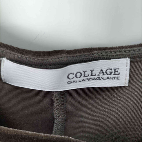 コラージュガリャルダガランテ COLLAGE GALLARDAGALANTE ベロアワンピース レディース FREE